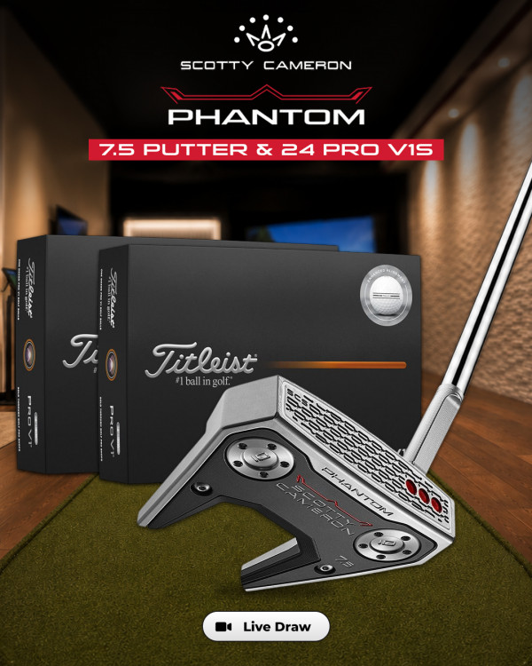 Scotty Cameron Phantom 7.5 Putter &amp;amp; 24 Pro V1s