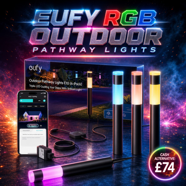 EUFY RGB OUTDOOR PATHWAY LIGHTS