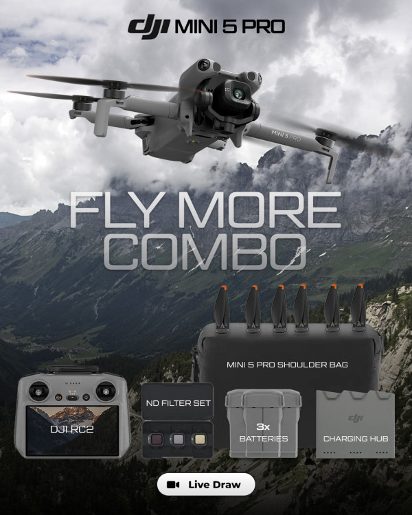 DJI Mini 5 Pro Fly More Combo with DJI RC 2