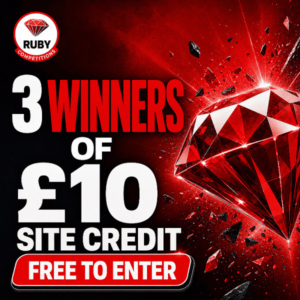 Free Draw - 3 Winners of £10 Site Credit