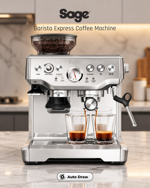 Sage Barista Express Bean to Cup Coffee Machine