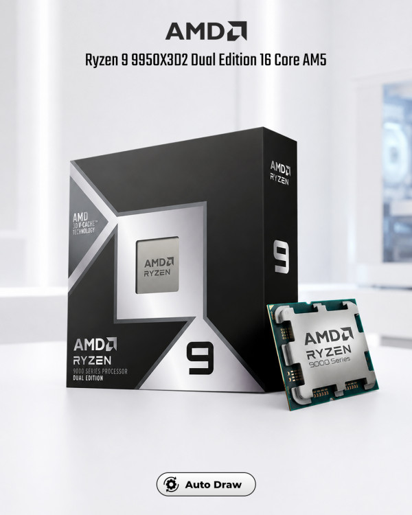 AMD Ryzen 9 9950X3D2 Dual Edition 16 Core AM5 CPU/Processor Retail