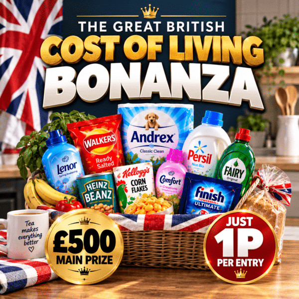 The Great British Cost of Living Bonanza #84 – £500 Main Prize