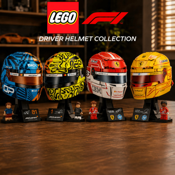 LEGO F1 Helmet Collection